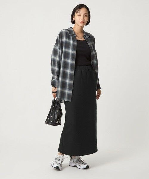 green label relaxing / グリーンレーベル リラクシング ロング・マキシ丈スカート | ダンボール スカート | 詳細3