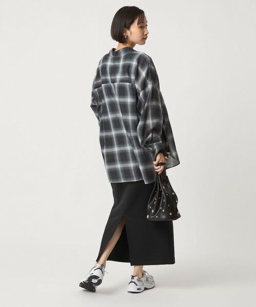 green label relaxing / グリーンレーベル リラクシング ロング・マキシ丈スカート | ダンボール スカート | 詳細4