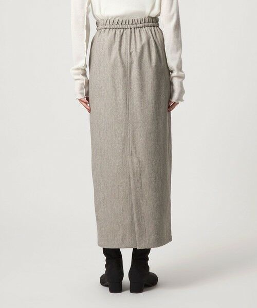 green label relaxing / グリーンレーベル リラクシング ロング・マキシ丈スカート | ［size SHORTあり］ツイードライク スカート マシンウォッシャブル 帯電防止 | 詳細15