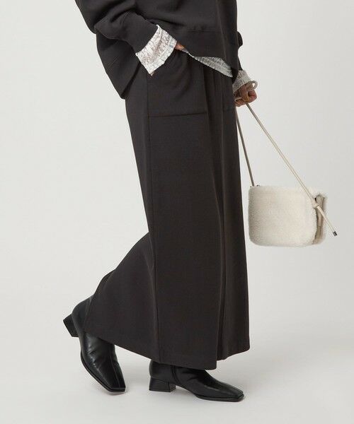 green label relaxing / グリーンレーベル リラクシング ロング・マキシ丈スカート | 【WEB限定】＜at ease＞ダブルフェイス タイト スカート | 詳細1