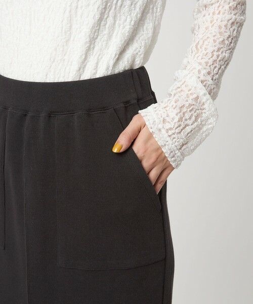 green label relaxing / グリーンレーベル リラクシング ロング・マキシ丈スカート | 【WEB限定】＜at ease＞ダブルフェイス タイト スカート | 詳細11