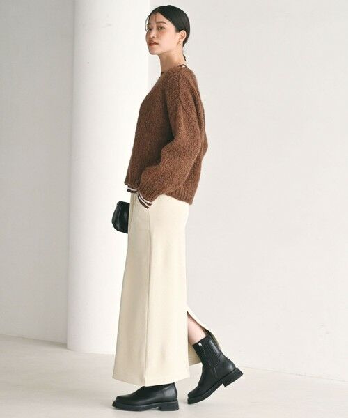 green label relaxing / グリーンレーベル リラクシング ロング・マキシ丈スカート | 【WEB限定】＜at ease＞ダブルフェイス タイト スカート | 詳細19