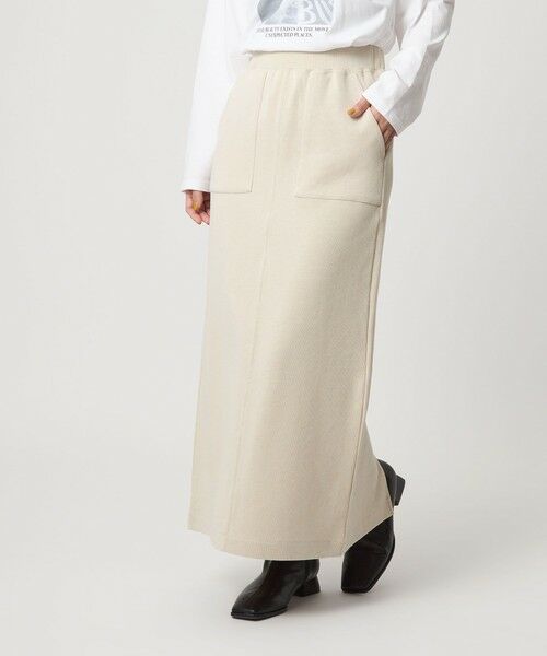 green label relaxing / グリーンレーベル リラクシング ロング・マキシ丈スカート | 【WEB限定】＜at ease＞ダブルフェイス タイト スカート | 詳細21