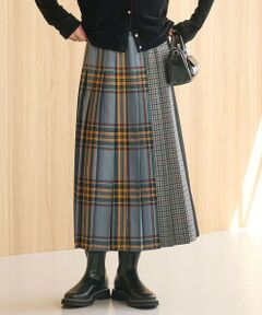 green label relaxing / グリーンレーベル リラクシング ロング・マキシ丈スカート | 【別注】＜O'NEIL of DUBLIN＞Patch80 プリーツスカート