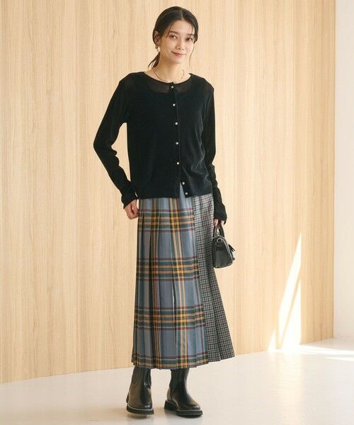 green label relaxing / グリーンレーベル リラクシング ロング・マキシ丈スカート | 【別注】＜O'NEIL of DUBLIN＞Patch80 プリーツスカート | 詳細1