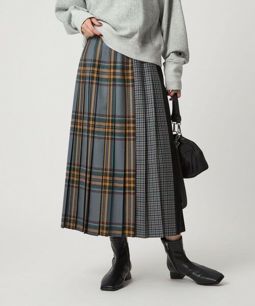 green label relaxing / グリーンレーベル リラクシング ロング・マキシ丈スカート | 【別注】＜O'NEIL of DUBLIN＞Patch80 プリーツスカート | 詳細3