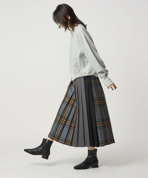 green label relaxing / グリーンレーベル リラクシング ロング・マキシ丈スカート | 【別注】＜O'NEIL of DUBLIN＞Patch80 プリーツスカート | 詳細7