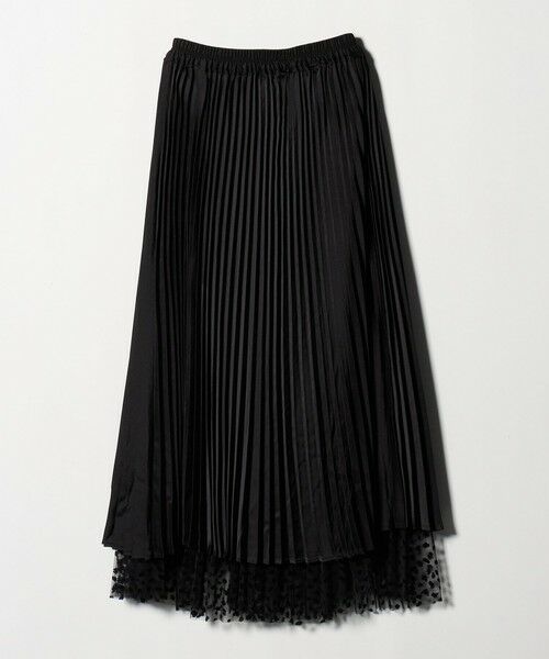 green label relaxing / グリーンレーベル リラクシング ロング・マキシ丈スカート | ［size SHORT/TALLあり］2WAY チュール プリント プリーツ スカート | 詳細28