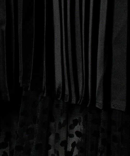 green label relaxing / グリーンレーベル リラクシング ロング・マキシ丈スカート | ［size SHORT/TALLあり］2WAY チュール プリント プリーツ スカート | 詳細30