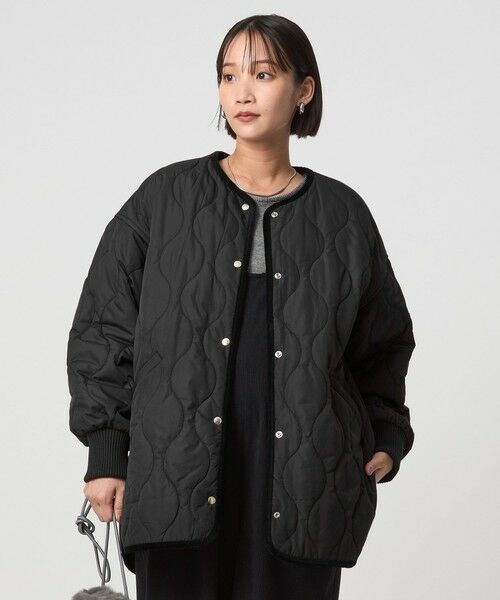 green label relaxing / グリーンレーベル リラクシング ブルゾン | ［size SHORTあり］リバーシブル キルティング ブルゾン ウォッシャブル 撥水 | 詳細9