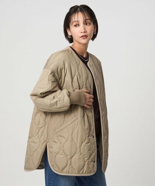 green label relaxing / グリーンレーベル リラクシング ブルゾン | ［size SHORTあり］リバーシブル キルティング ブルゾン ウォッシャブル 撥水 | 詳細16