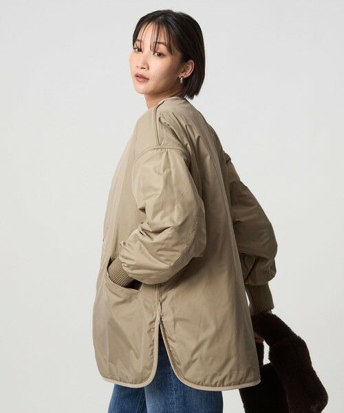 green label relaxing / グリーンレーベル リラクシング ブルゾン | ［size SHORTあり］リバーシブル キルティング ブルゾン ウォッシャブル 撥水 | 詳細19