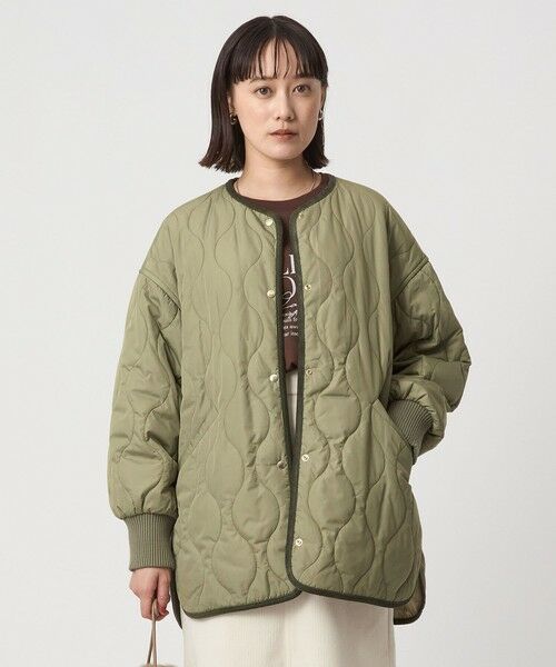 green label relaxing / グリーンレーベル リラクシング ブルゾン | ［size SHORTあり］リバーシブル キルティング ブルゾン ウォッシャブル 撥水 | 詳細22