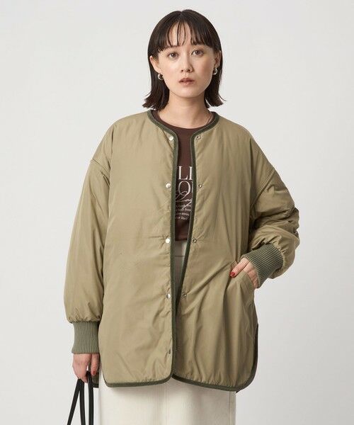 green label relaxing / グリーンレーベル リラクシング ブルゾン | ［size SHORTあり］リバーシブル キルティング ブルゾン ウォッシャブル 撥水 | 詳細25