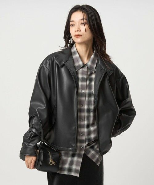 green label relaxing / グリーンレーベル リラクシング その他アウター | 【別注】＜BARACUTA＞レザーライク G4 ジャケット | 詳細1