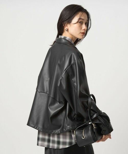 green label relaxing / グリーンレーベル リラクシング その他アウター | 【別注】＜BARACUTA＞レザーライク G4 ジャケット | 詳細3