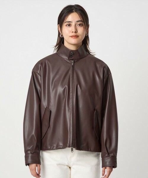 green label relaxing / グリーンレーベル リラクシング その他アウター | 【別注】＜BARACUTA＞レザーライク G4 ジャケット | 詳細14