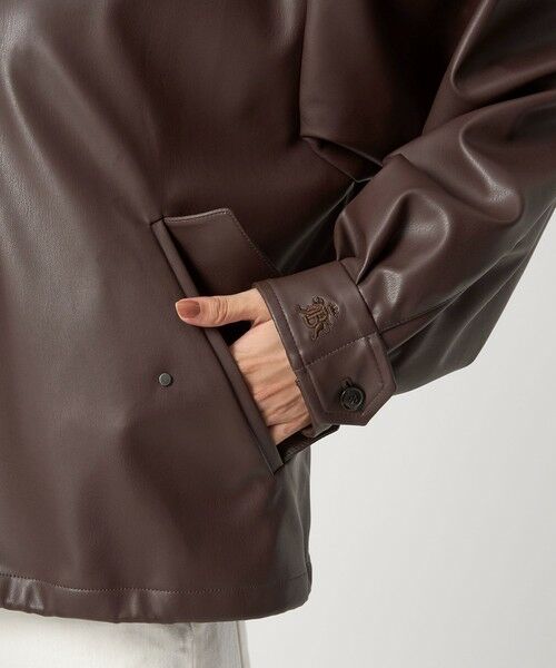 green label relaxing / グリーンレーベル リラクシング その他アウター | 【別注】＜BARACUTA＞レザーライク G4 ジャケット | 詳細20