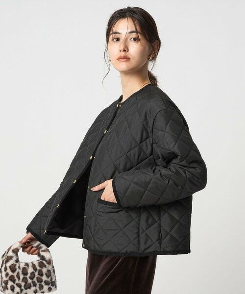 green label relaxing / グリーンレーベル リラクシング その他アウター | 【別注】＜Traditional Weatherwear＞ARKLEY Aライン キルティング ショート コート | 詳細1