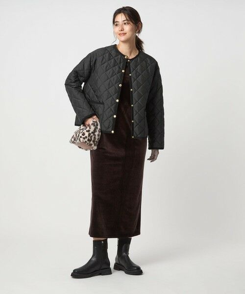 green label relaxing / グリーンレーベル リラクシング その他アウター | 【別注】＜Traditional Weatherwear＞ARKLEY Aライン キルティング ショート コート | 詳細4