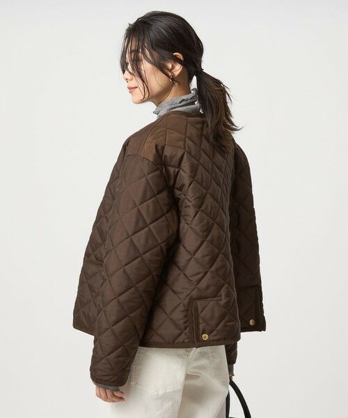 green label relaxing / グリーンレーベル リラクシング その他アウター | 【別注】＜Traditional Weatherwear＞ARKLEY Aライン キルティング ショート コート | 詳細9