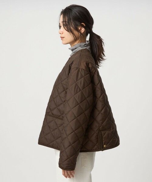 green label relaxing / グリーンレーベル リラクシング その他アウター | 【別注】＜Traditional Weatherwear＞ARKLEY Aライン キルティング ショート コート | 詳細14