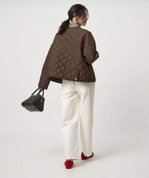 green label relaxing / グリーンレーベル リラクシング その他アウター | 【別注】＜Traditional Weatherwear＞ARKLEY Aライン キルティング ショート コート | 詳細12