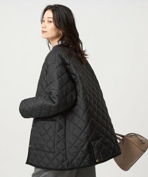 green label relaxing / グリーンレーベル リラクシング その他アウター | 【別注】＜Traditional Weatherwear＞ARKLEY Aライン  キルティング  ミドル  コート | 詳細2