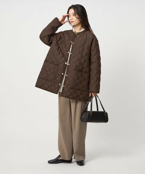 green label relaxing / グリーンレーベル リラクシング その他アウター | 【別注】＜Traditional Weatherwear＞ARKLEY Aライン  キルティング  ミドル  コート | 詳細21