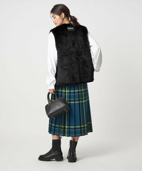 green label relaxing / グリーンレーベル リラクシング ベスト | 【別注】＜Barbour＞コーデュロイ×フェイクファー リバーシブル ベスト | 詳細4