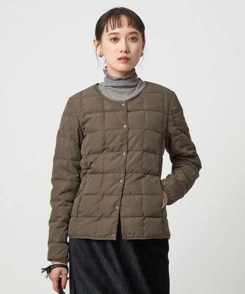 green label relaxing / グリーンレーベル リラクシング ダウンジャケット・ベスト | 【別注】＜TAION＞ボタン ショート ダウン | 詳細9