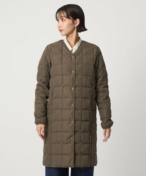 green label relaxing / グリーンレーベル リラクシング ダウンジャケット・ベスト | 【別注】＜TAION＞ボタン ロング ダウン | 詳細12