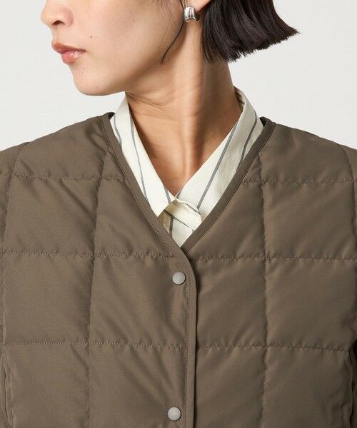 green label relaxing / グリーンレーベル リラクシング ダウンジャケット・ベスト | 【別注】＜TAION＞ボタン ロング ダウン | 詳細15