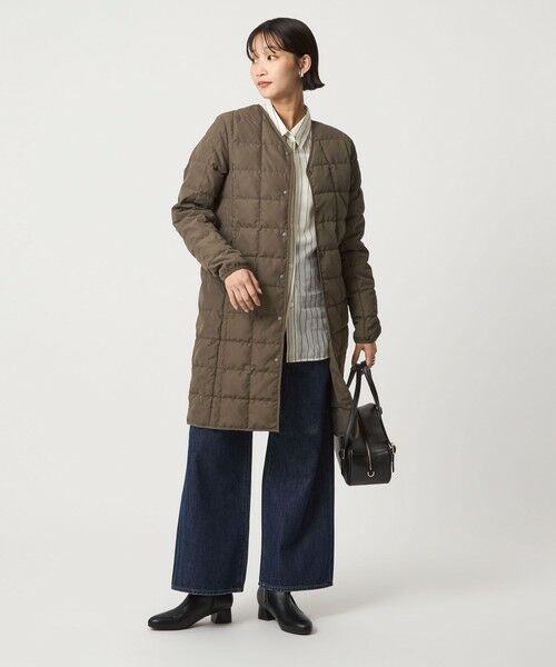 green label relaxing / グリーンレーベル リラクシング ダウンジャケット・ベスト | 【別注】＜TAION＞ボタン ロング ダウン | 詳細10