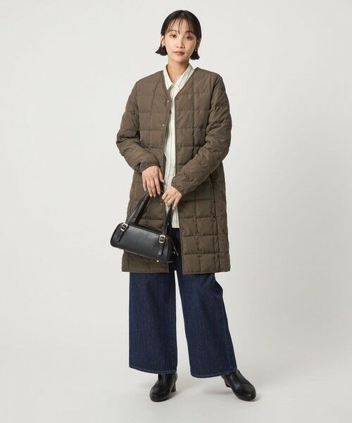 green label relaxing / グリーンレーベル リラクシング ダウンジャケット・ベスト | 【別注】＜TAION＞ボタン ロング ダウン | 詳細11