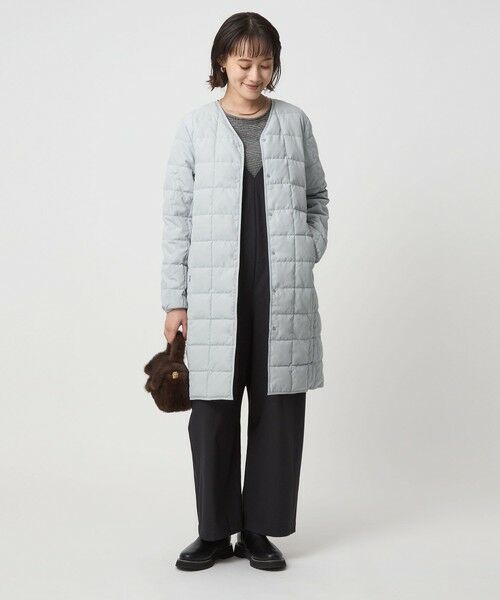 green label relaxing / グリーンレーベル リラクシング ダウンジャケット・ベスト | 【別注】＜TAION＞ボタン ロング ダウン | 詳細23