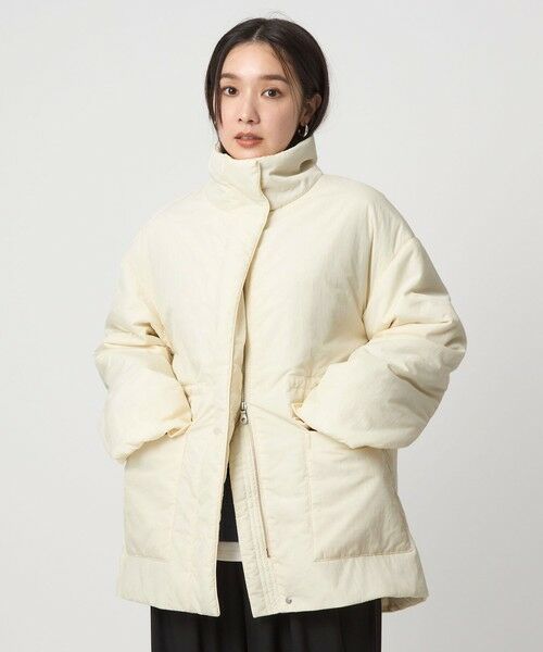 green label relaxing / グリーンレーベル リラクシング ナイロンジャケット | 【WEB限定】＜at ease＞パフ ブルゾン | 詳細1