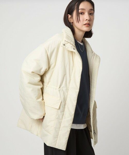green label relaxing / グリーンレーベル リラクシング ナイロンジャケット | 【WEB限定】＜at ease＞パフ ブルゾン | 詳細4