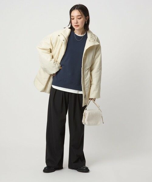 green label relaxing / グリーンレーベル リラクシング ナイロンジャケット | 【WEB限定】＜at ease＞パフ ブルゾン | 詳細5