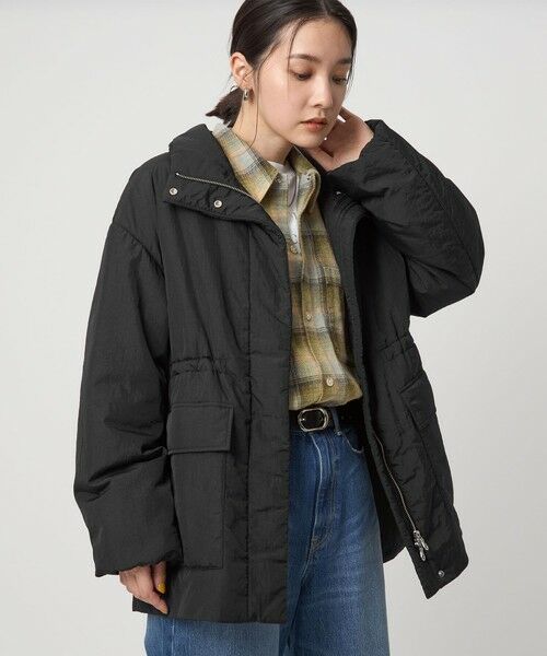 green label relaxing / グリーンレーベル リラクシング ナイロンジャケット | 【WEB限定】＜at ease＞パフ ブルゾン | 詳細25