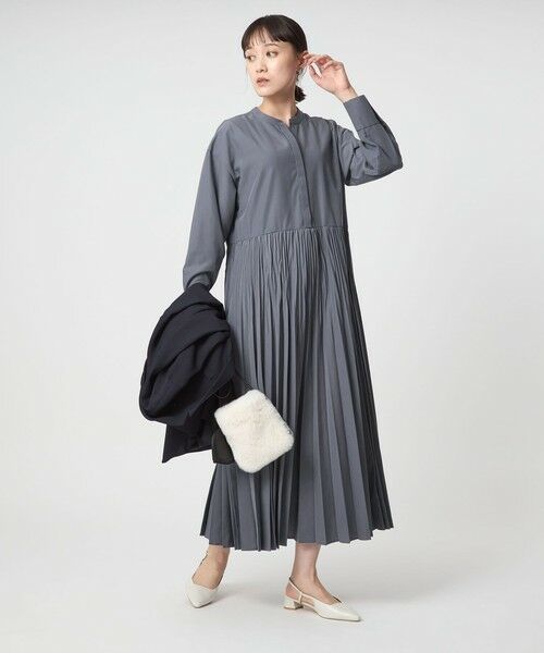 size SHORTあり］ワッシャー プリーツ ロングスリーブ