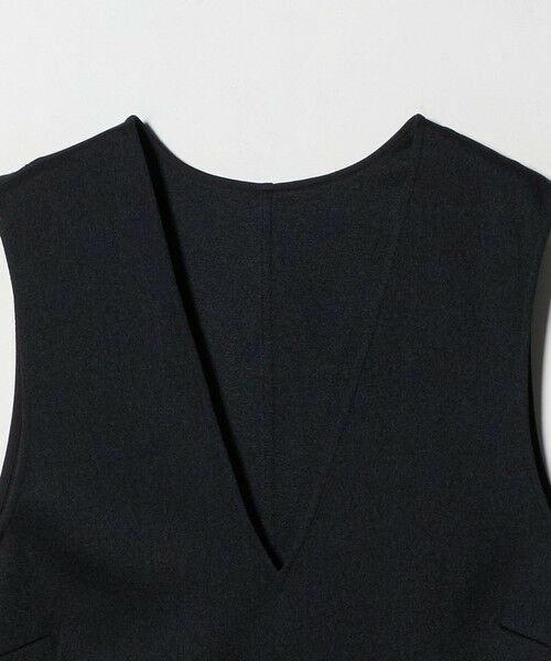 green label relaxing / グリーンレーベル リラクシング ロング・マキシ丈ワンピース | ディープ Vネック ジャンパースカート | 詳細6