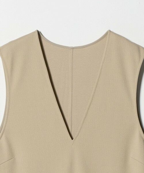 green label relaxing / グリーンレーベル リラクシング ロング・マキシ丈ワンピース | ディープ Vネック ジャンパースカート | 詳細23