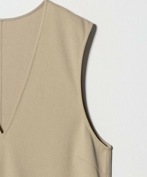 green label relaxing / グリーンレーベル リラクシング ロング・マキシ丈ワンピース | ディープ Vネック ジャンパースカート | 詳細24