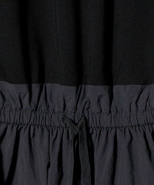 green label relaxing / グリーンレーベル リラクシング ロング・マキシ丈ワンピース | カット コンビ タフタ フレア ワンピース | 詳細7