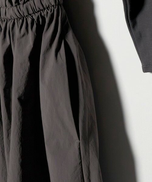 green label relaxing / グリーンレーベル リラクシング ロング・マキシ丈ワンピース | カット コンビ タフタ フレア ワンピース | 詳細18