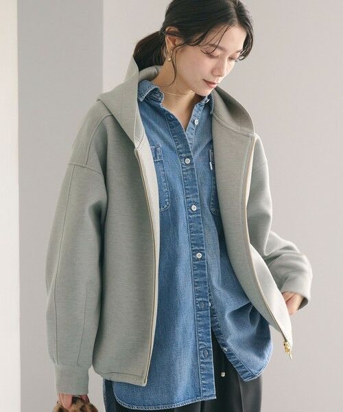 green label relaxing / グリーンレーベル リラクシング パーカー | ダンボール ジップ フーディ | 詳細9