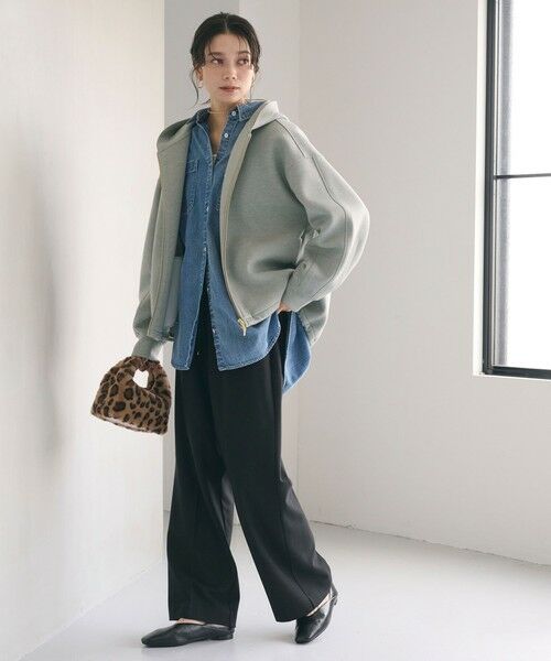 green label relaxing / グリーンレーベル リラクシング パーカー | ダンボール ジップ フーディ | 詳細13