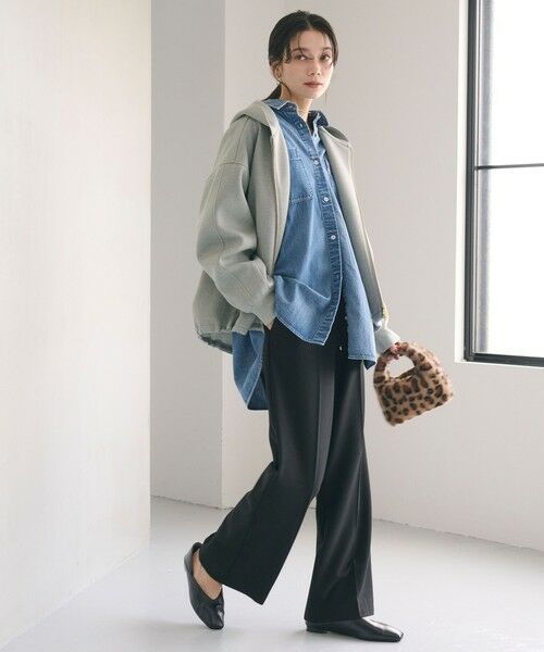 green label relaxing / グリーンレーベル リラクシング パーカー | ダンボール ジップ フーディ | 詳細14