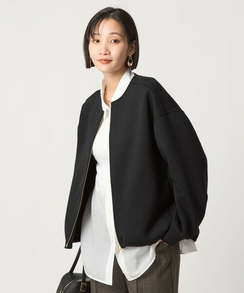 green label relaxing / グリーンレーベル リラクシング ブルゾン | ダンボール ノーカラー ブルゾン | 詳細5